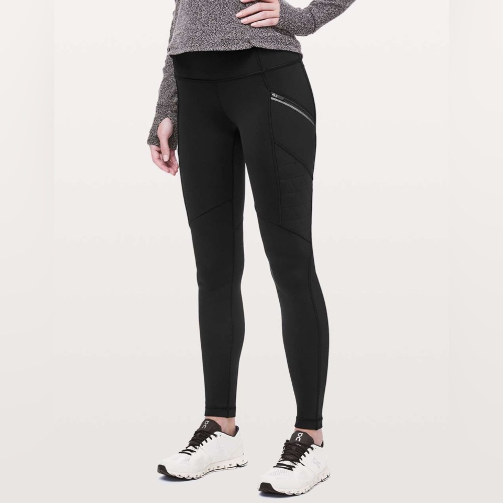 Lululemon Zip Up Leggings 28” size 2